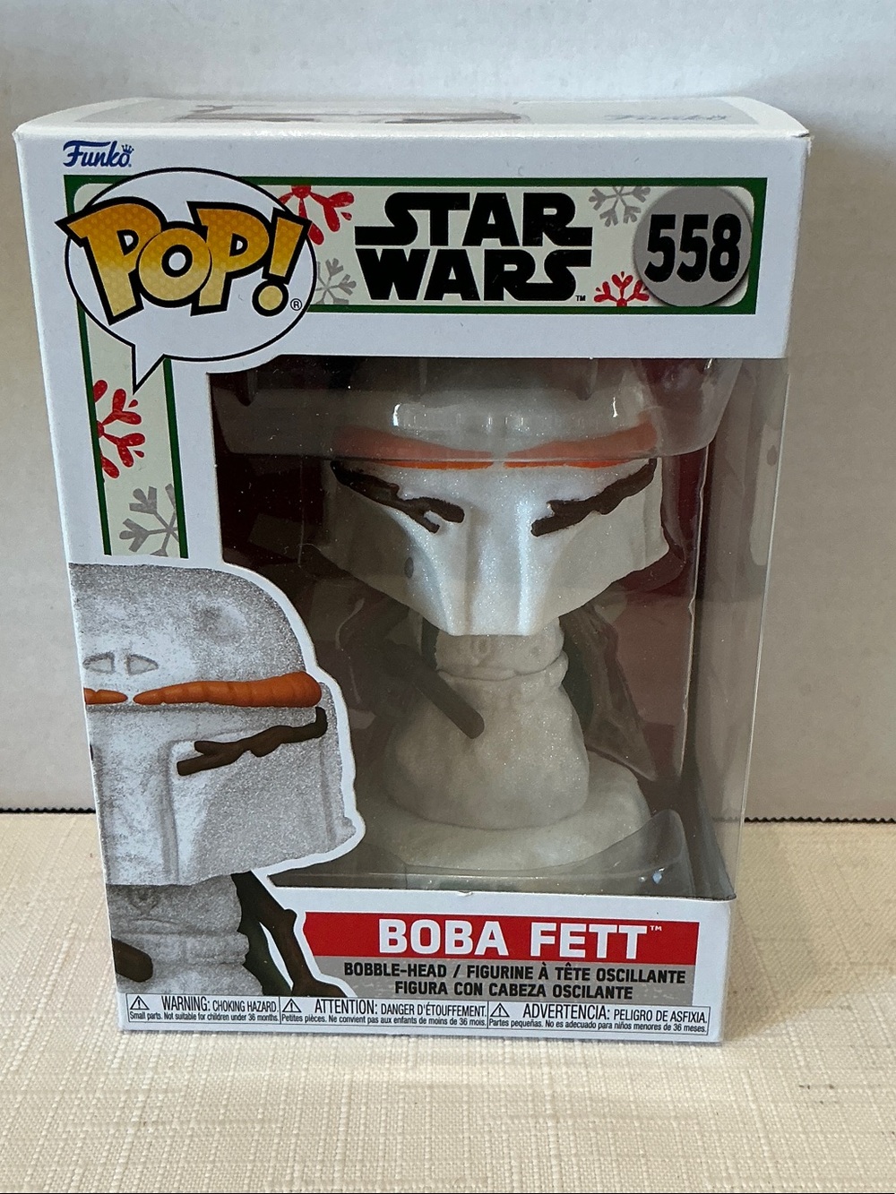 Funko Pop! Star Wars Boba Fett Holiday Variant 558